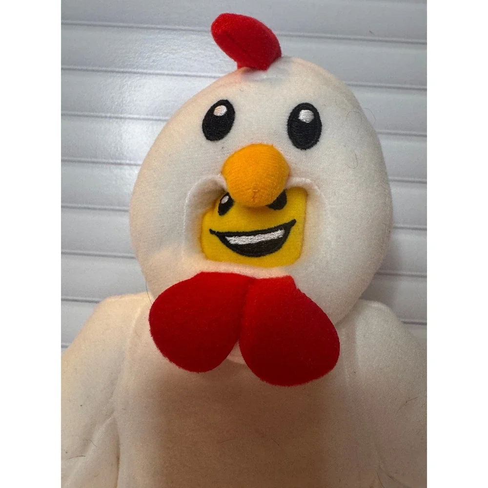 Lego Chicken Man Guy Plush Soft Toy‎ 9 inches Tall Excellent Condition